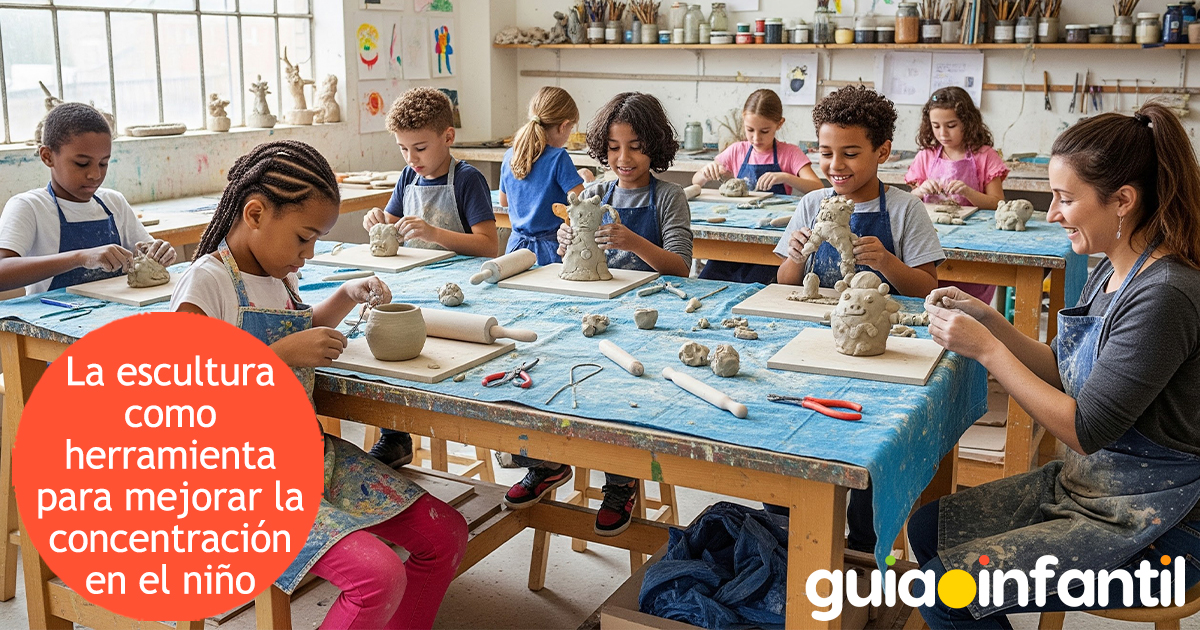 La escultura para favorecer la concentración del niño