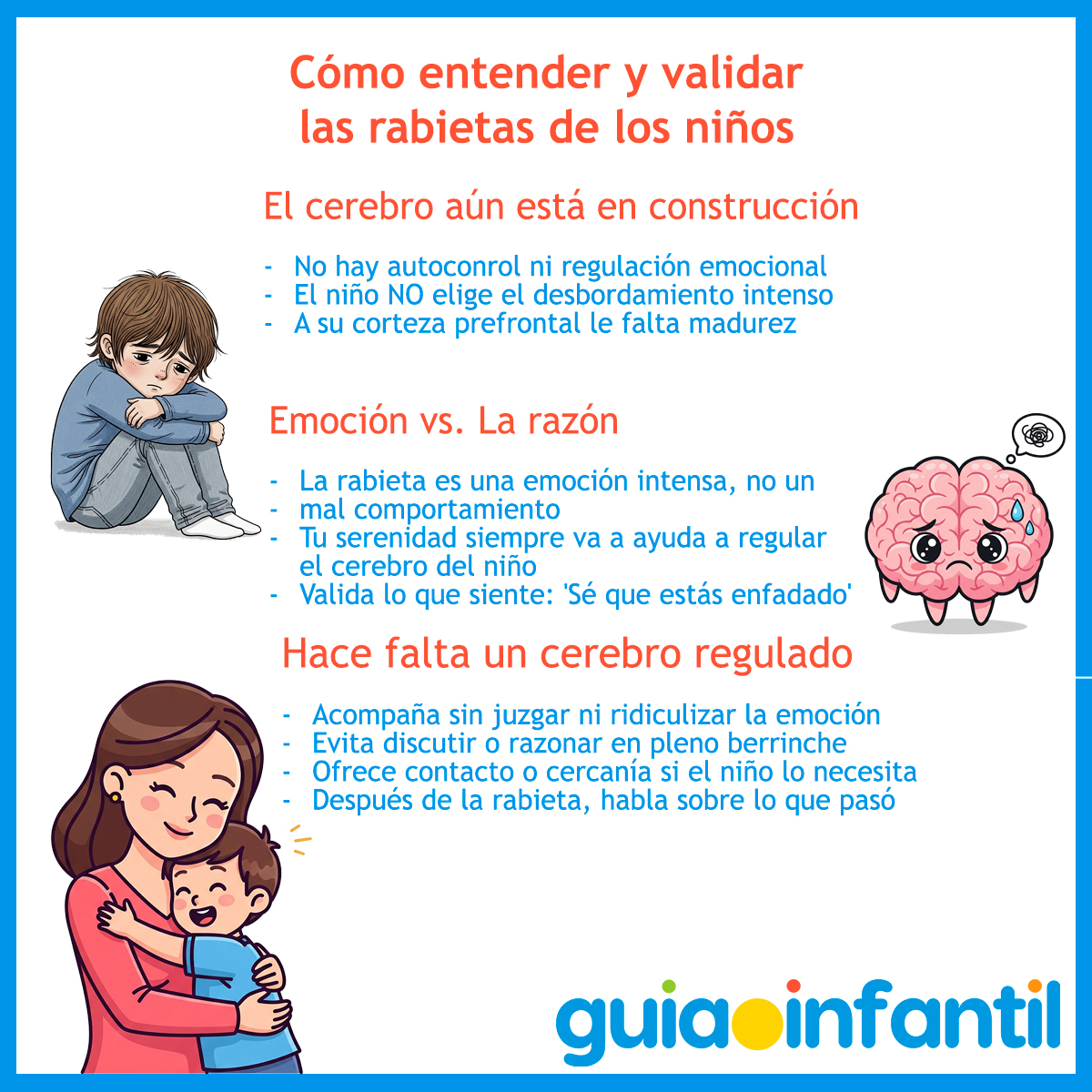 Porqué validar las rabietas de los niños