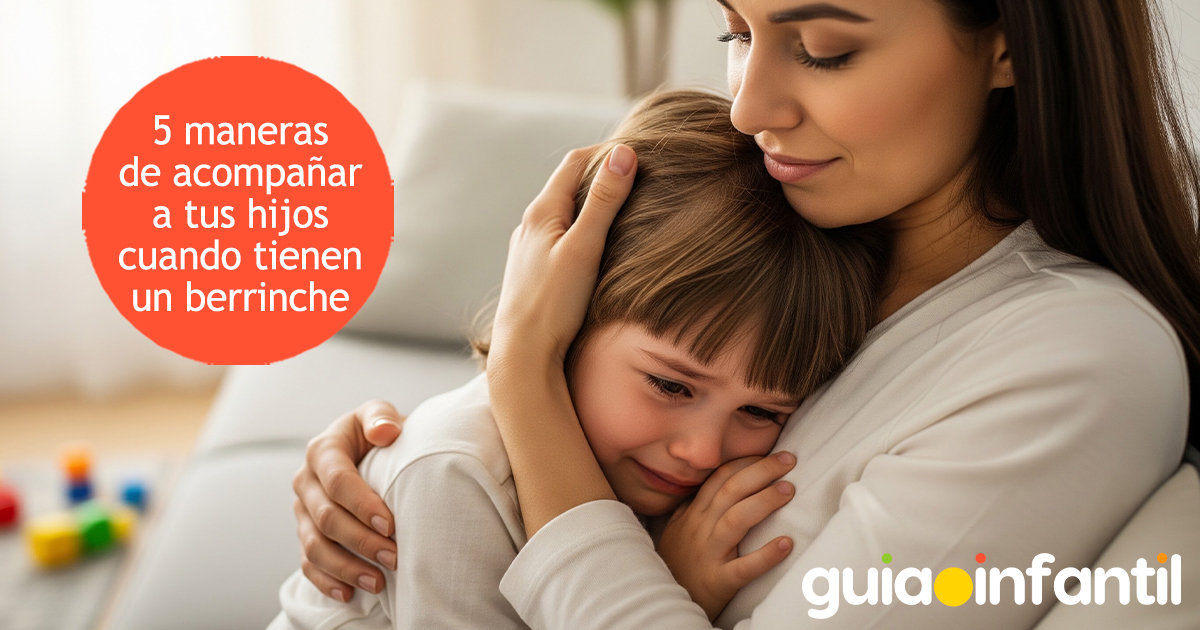 Por qué acompañar a los hijos en una rabieta