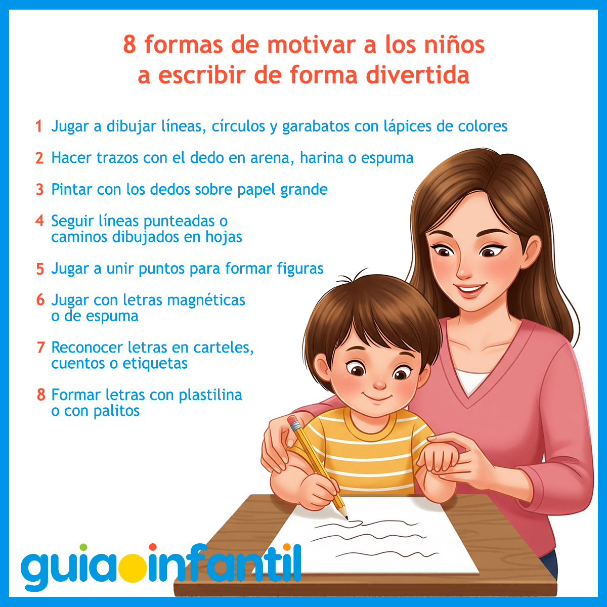 Cómo motivar a un niño a escribir