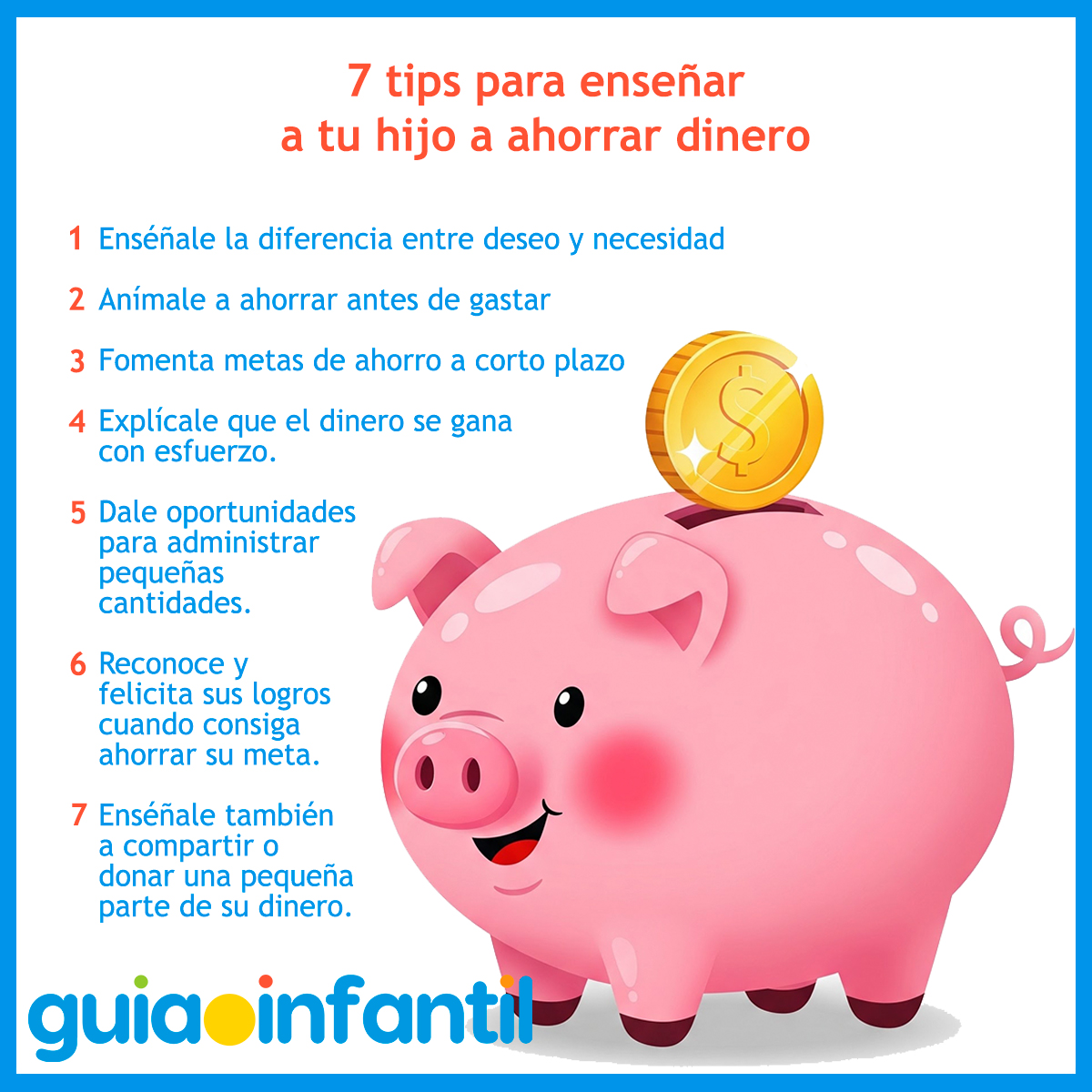 Enseña a tu hijo a ahorrar dinero