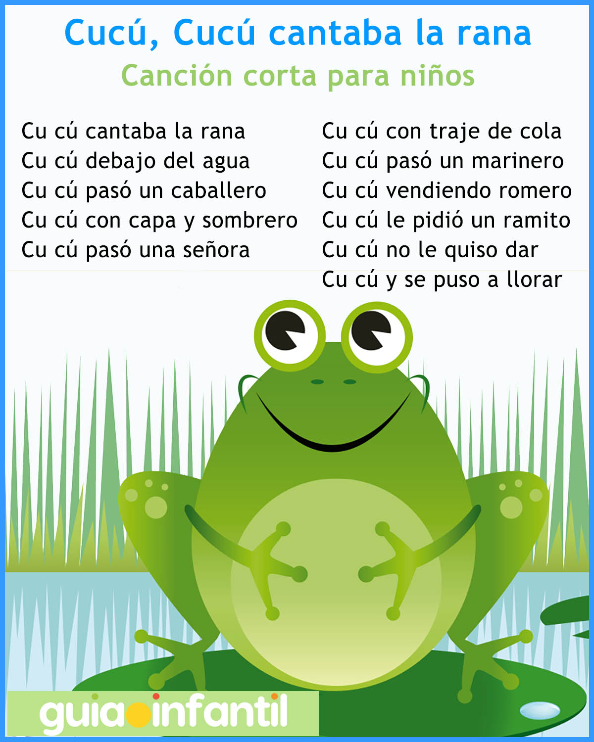 juegos de rana para niños. Canciones infantiles