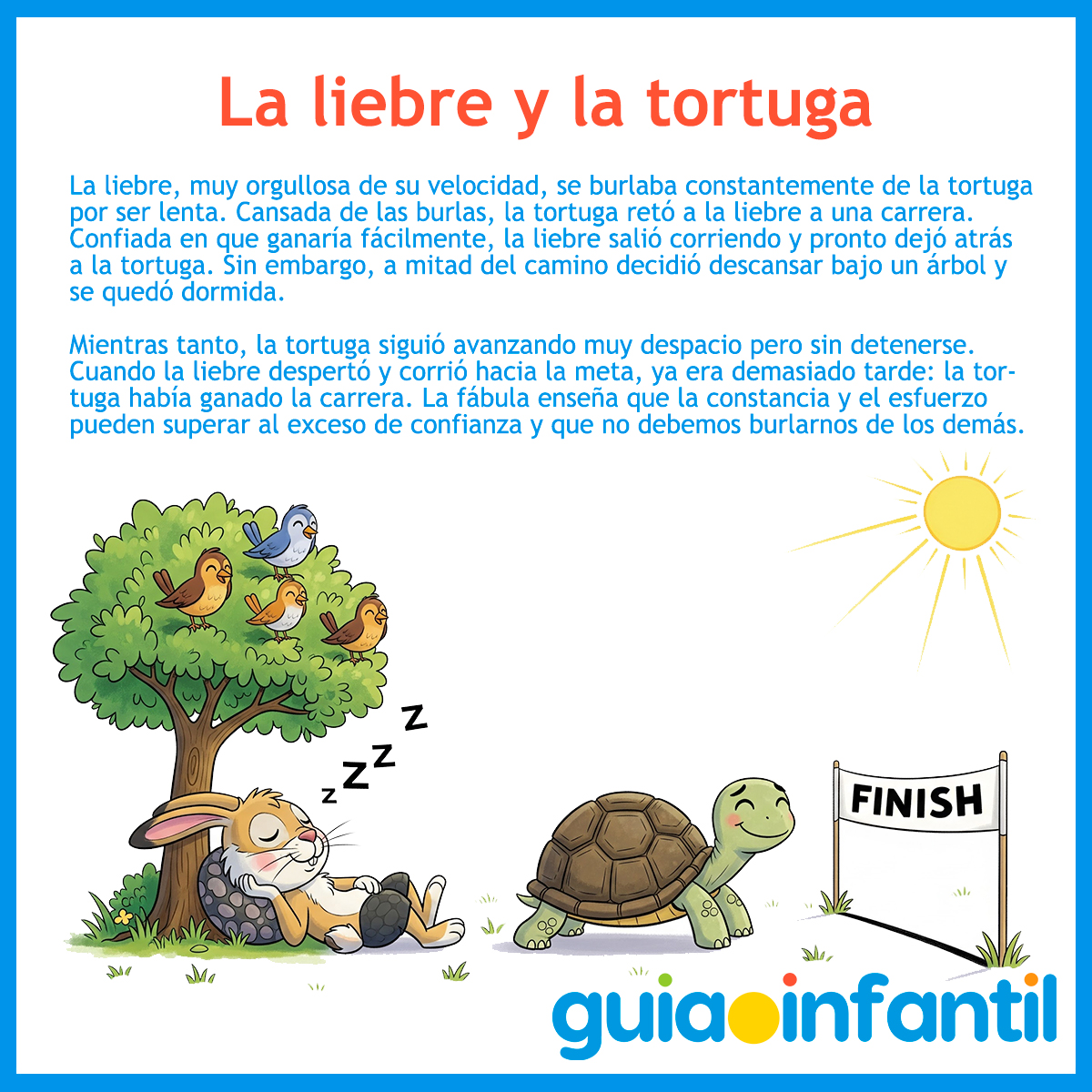 Fábula, La liebre y la tortuga