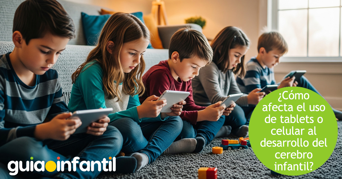 El uso del celular y el cerebro de los niños