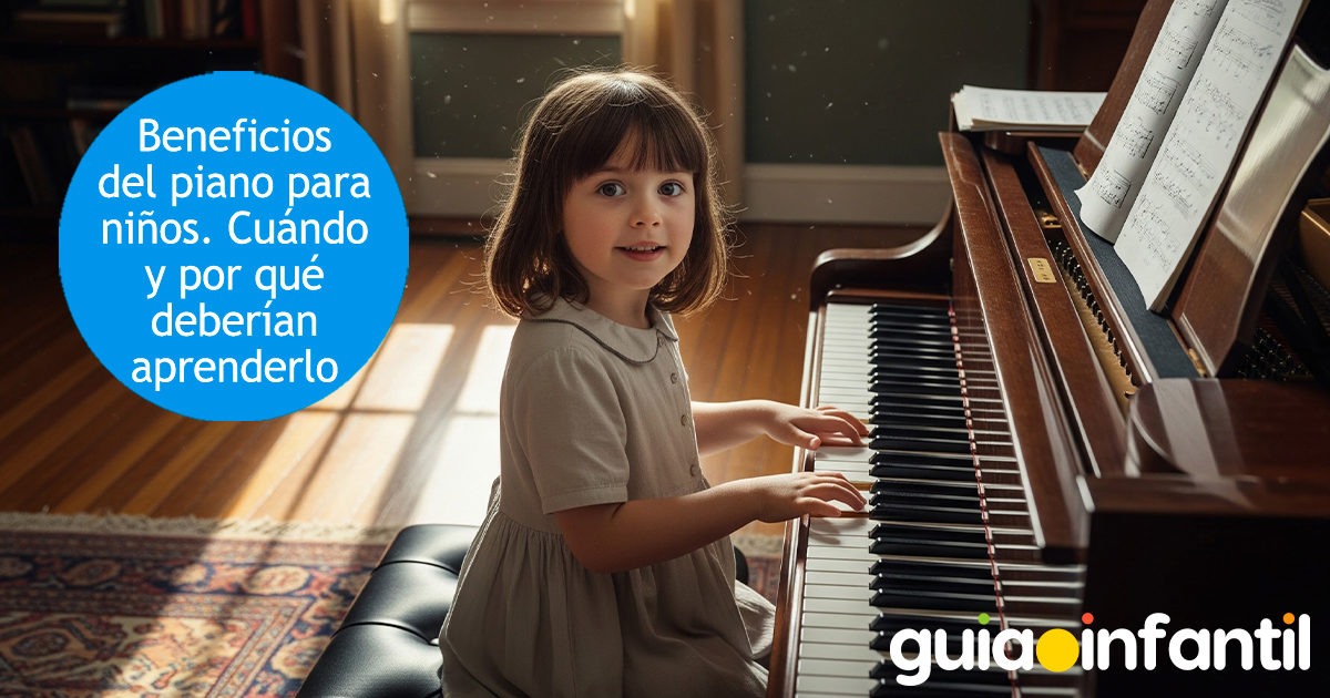 Beneficios del piano para niños