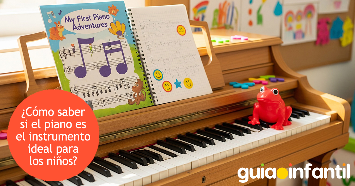 El piano es el ideal para los niños