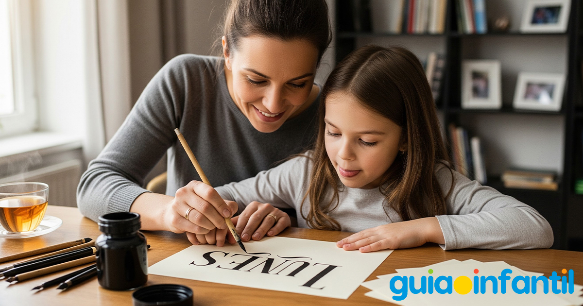 Caligrafía para niños
