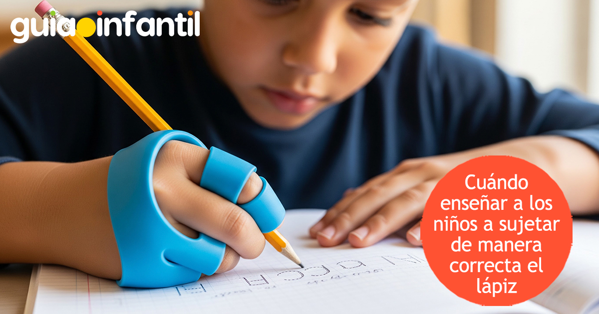 Cuándo enseñar a los niños a sujetar bien el lápiz