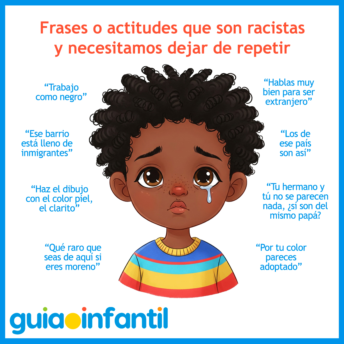 Frases racistas que usamos sin querer