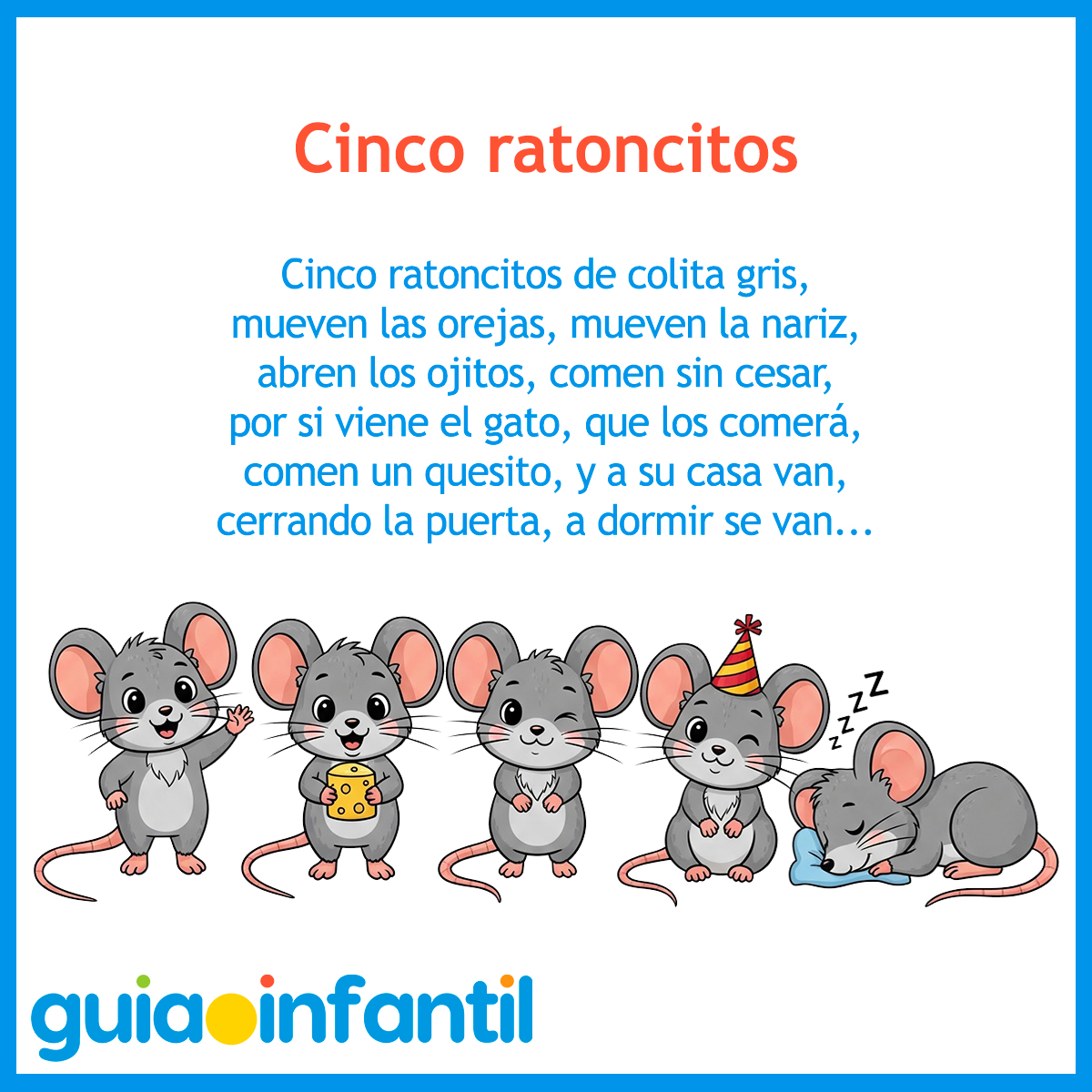 Canción, 5 ratoncitos