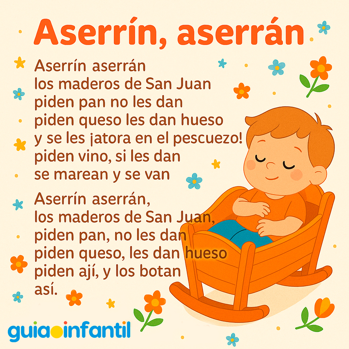 Canción, Aserrín, aserrán