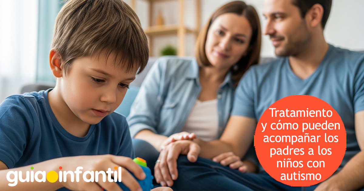 Acompañamiento de los padres a niños con autismo