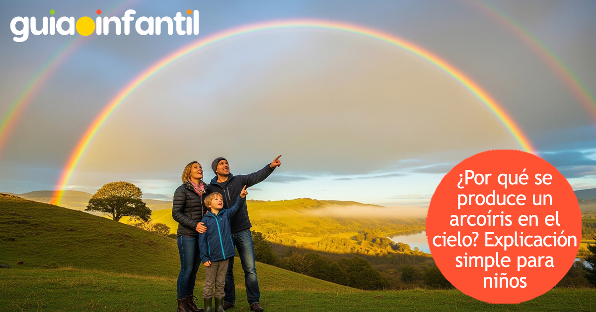 Los arcoíris en el cielo