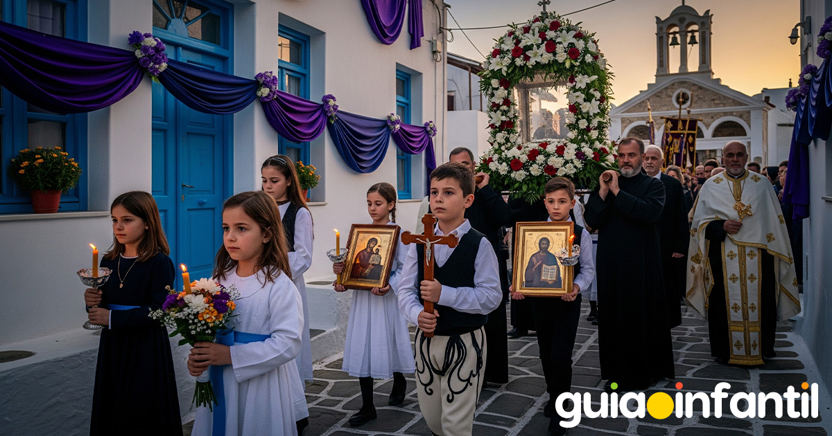 Semana Santa en Grecia para los niños