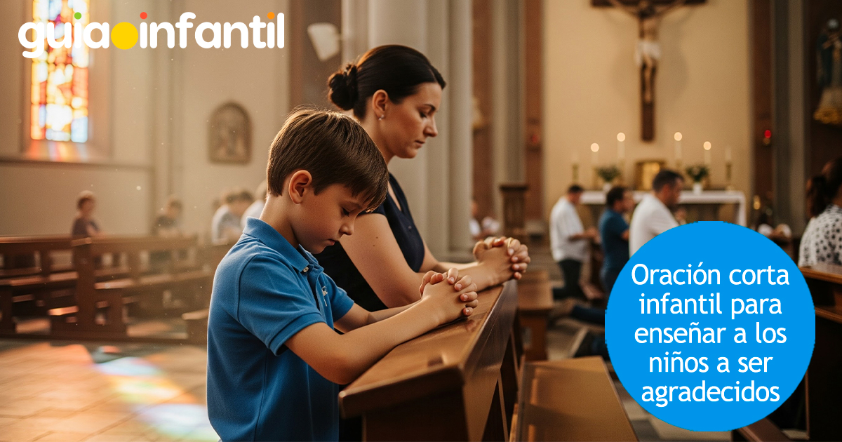 Oración para niños para ser agradecidos