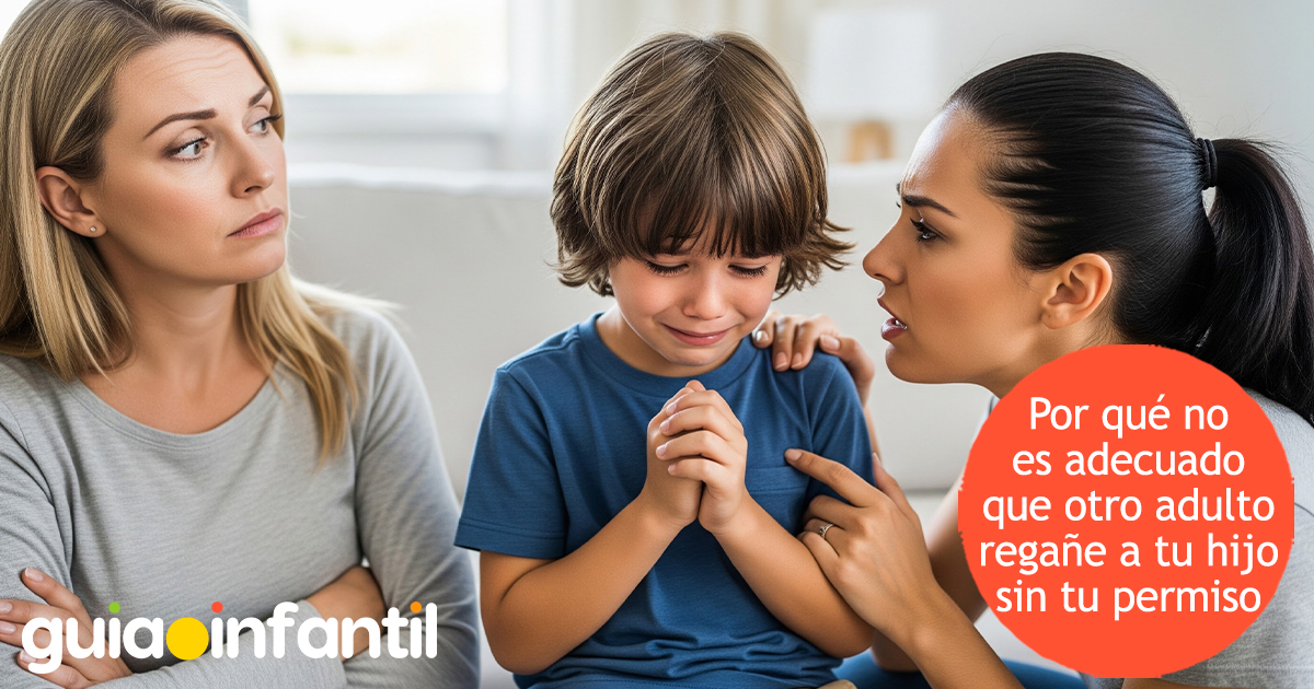 Cuando otro adulto regaña a mi hijo