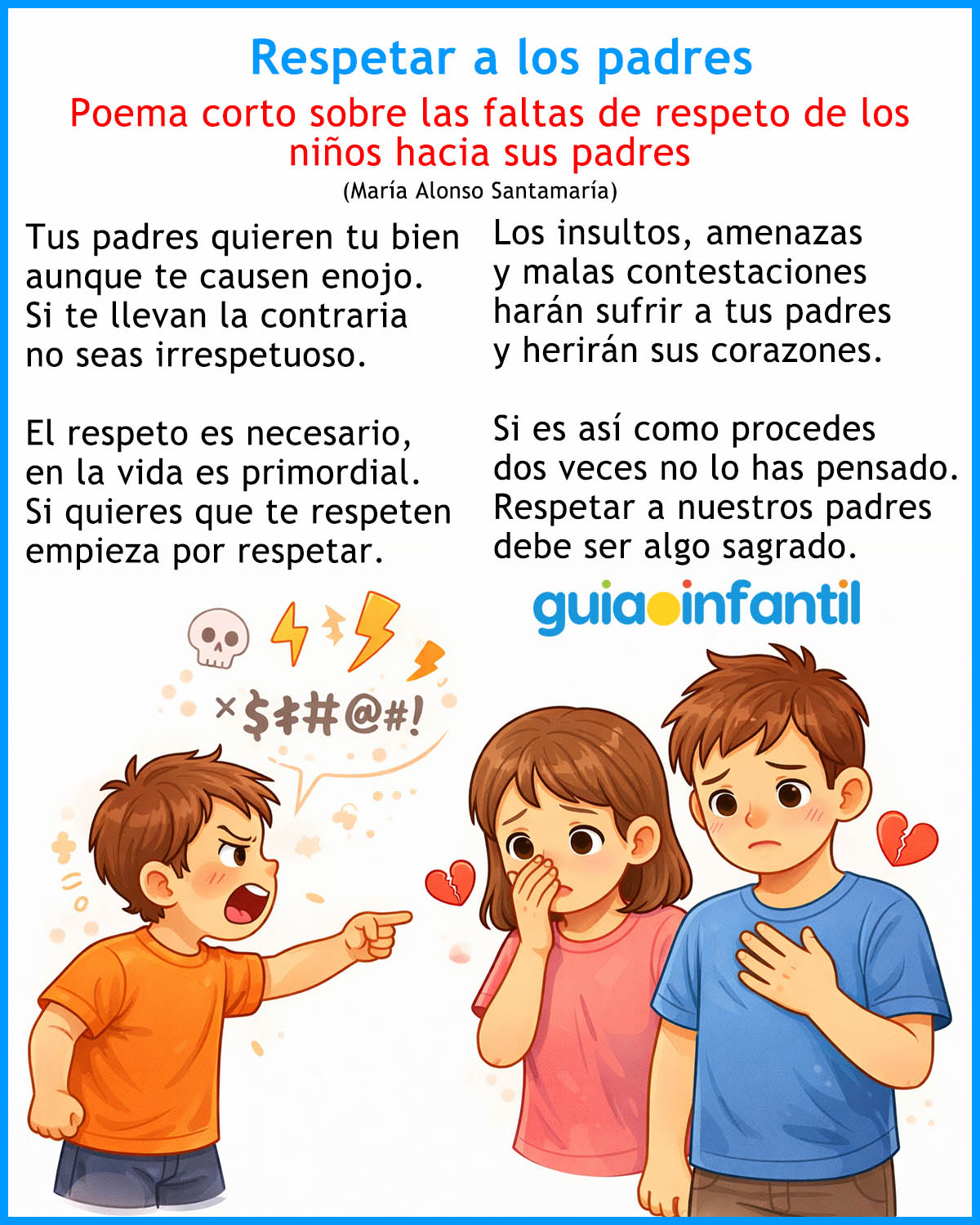 poesía sobre el respeto para niños