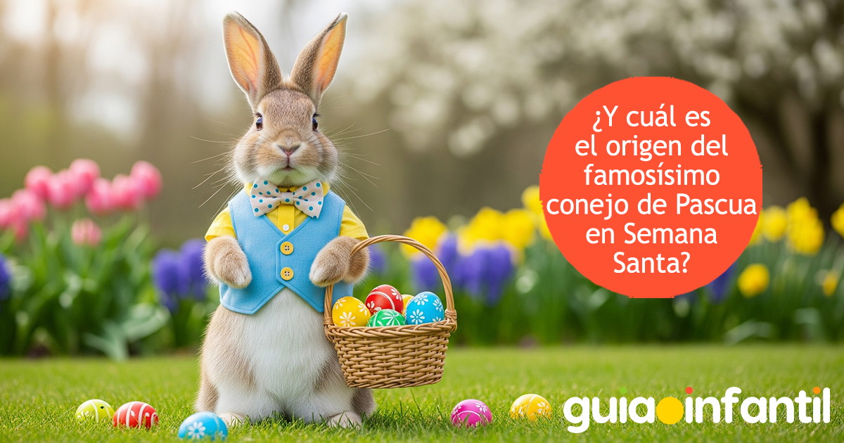 Origen del conejo de Pascua para niños