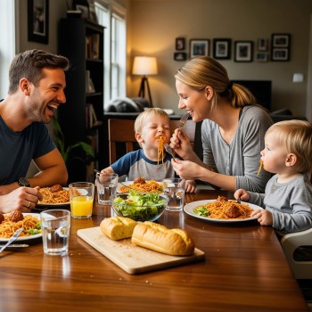 Los beneficios de comer en familia para los niños y sus padres a diario