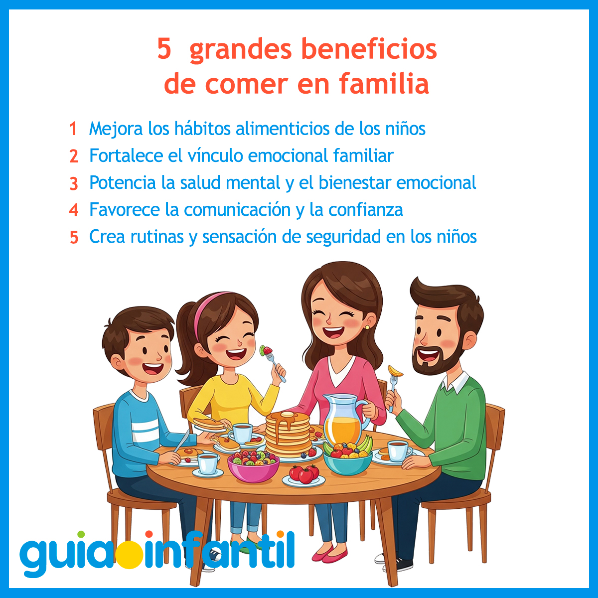Beneficios de comer en familia