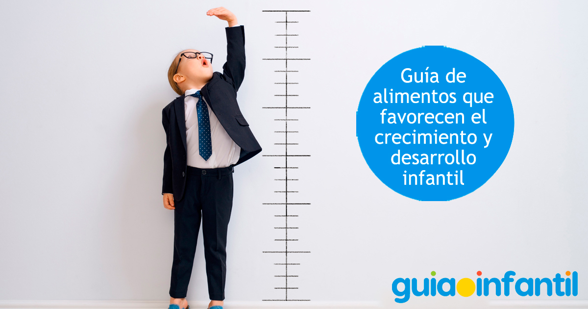 Alimentos que ayudan al crecimiento de los niños
