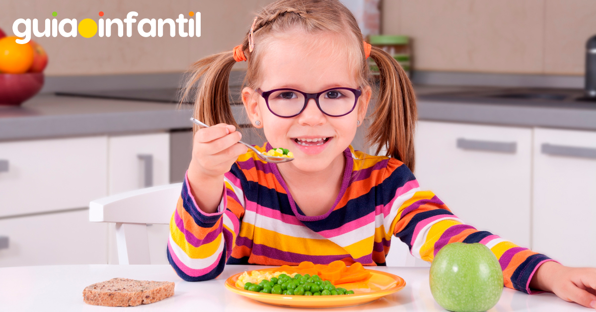 Listado de alimentos para niños