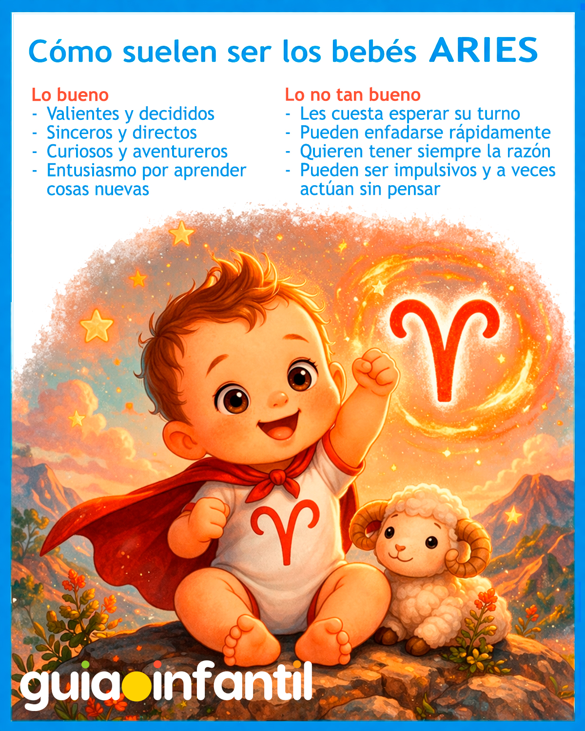 Cómo suelen ser los bebés Aries