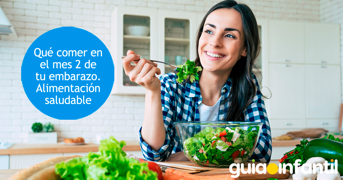 Alimentación en el segundo mes de embarazo