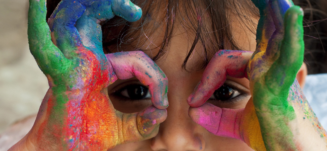 niños creativos e inteligentes