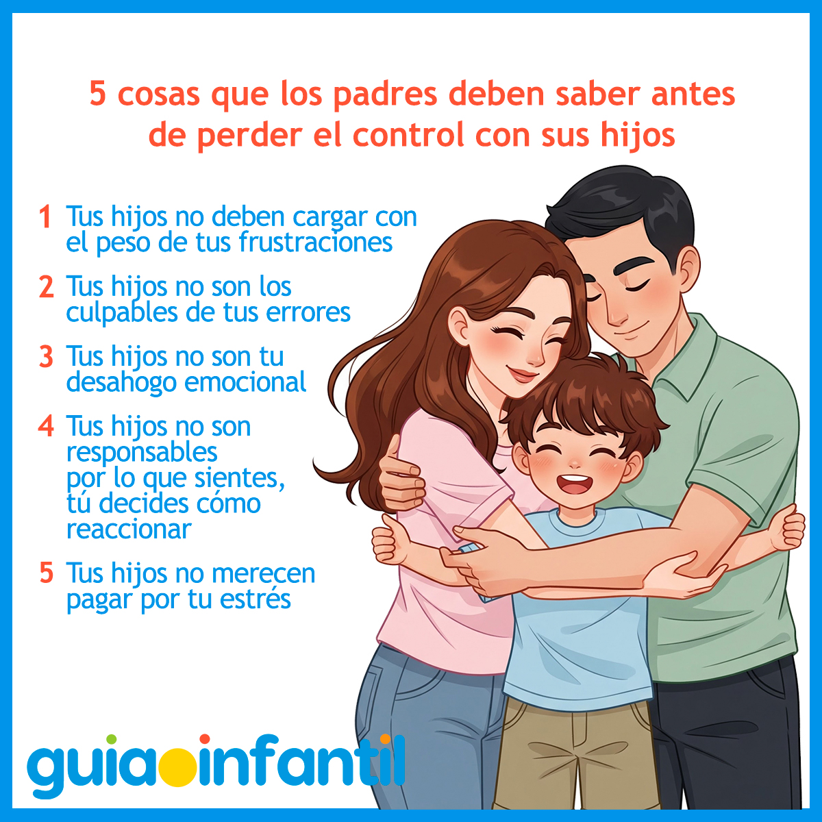 Pérdida de control emocional de los padres