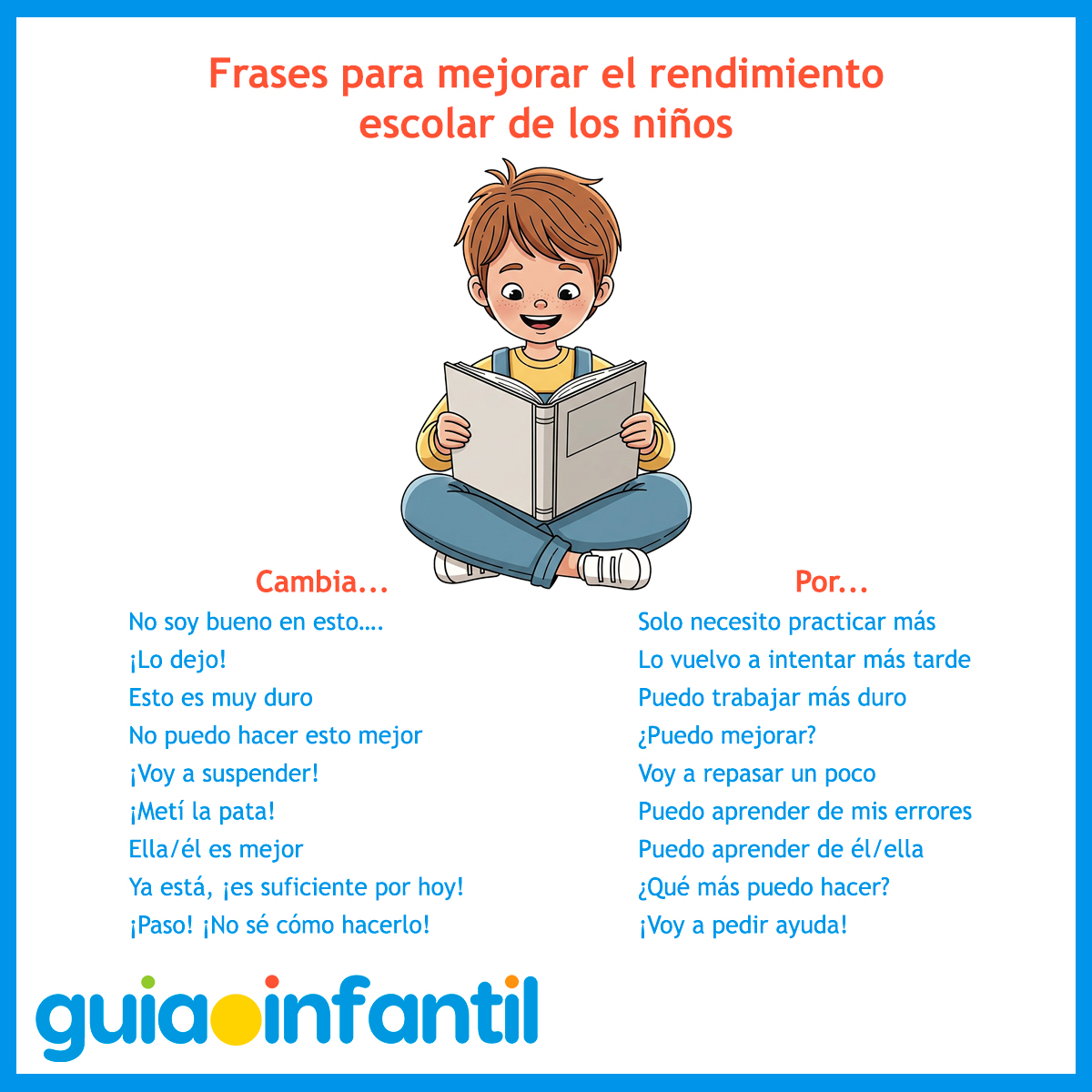 Frases que motivan el aprovechamiento escolar