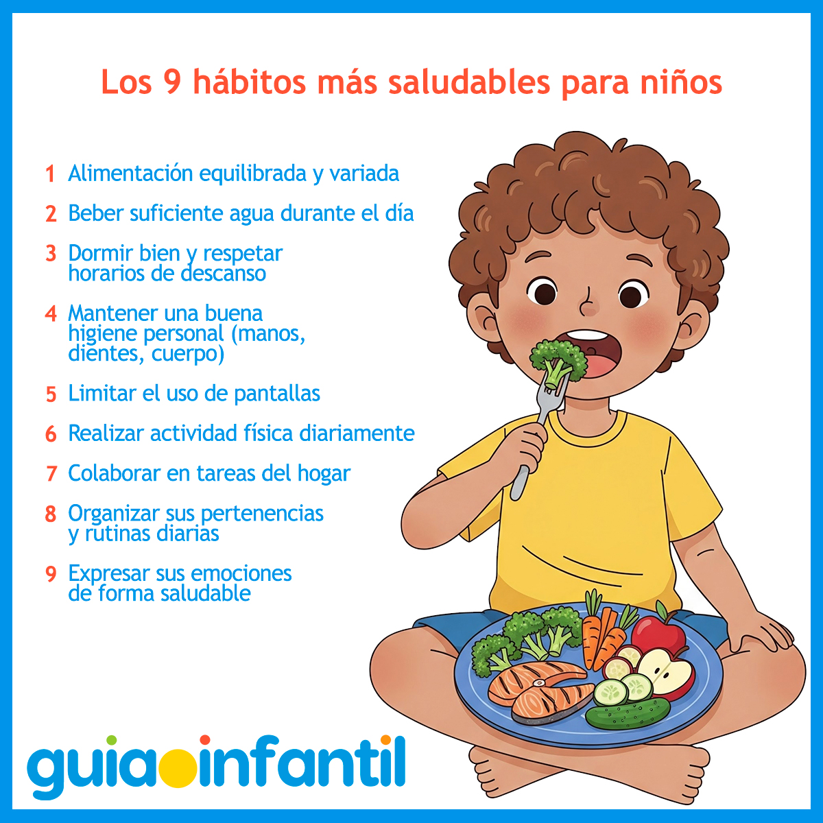 Hábitos claves para enseñar a los niños