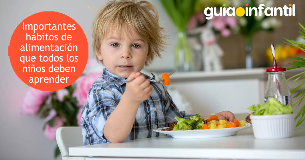 Hábitos importantes de alimentación para niños