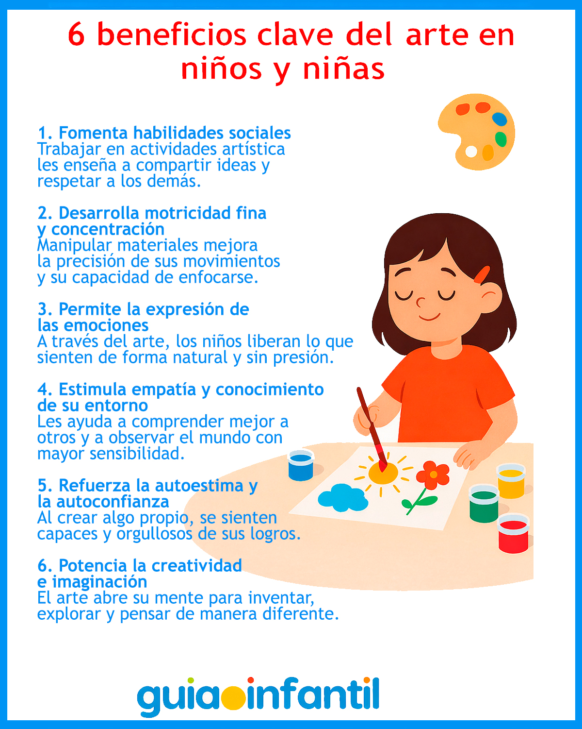 Beneficios del arte para los niños