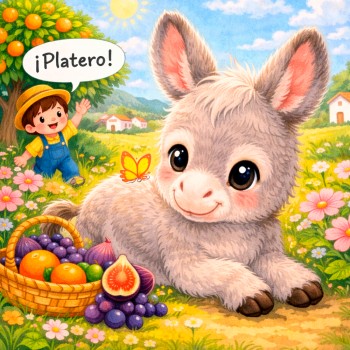 Platero y yo - Cuento para niños sobre la amistad de un hombre y su burro