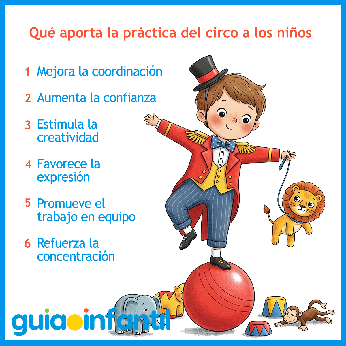 Aporte del circo a los niños