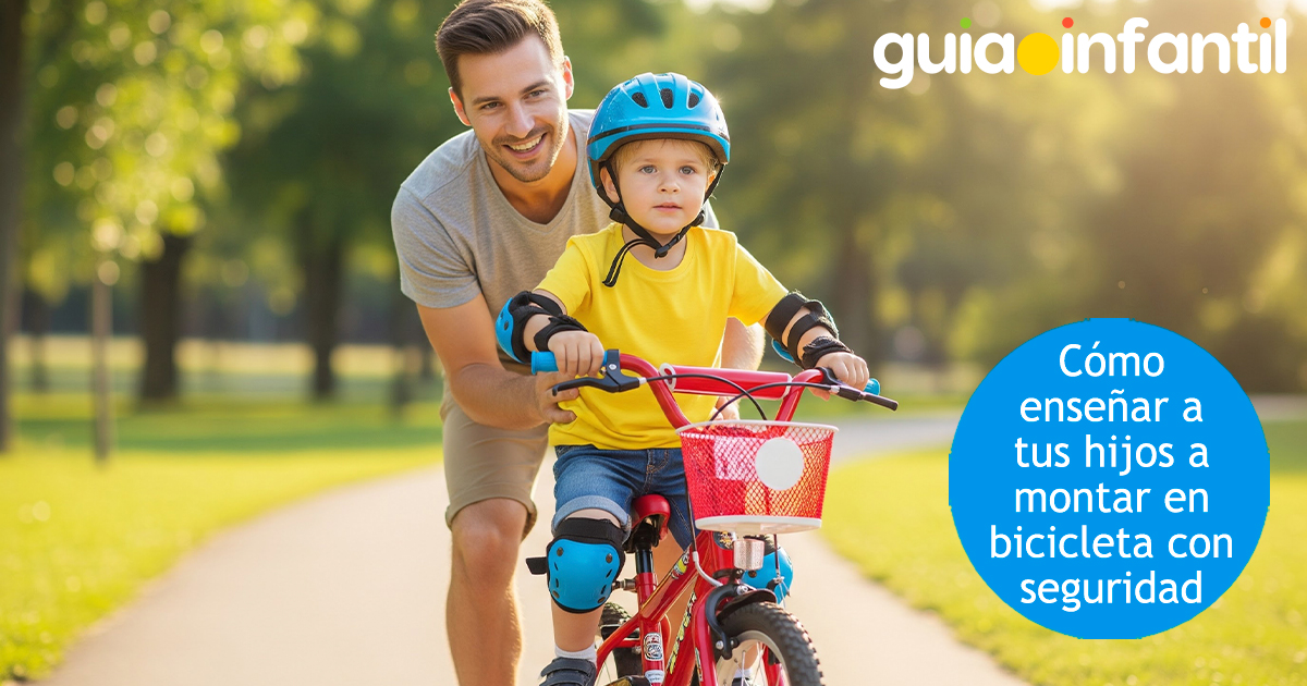 Cómo enseñar a los niños a andar en bicicleta