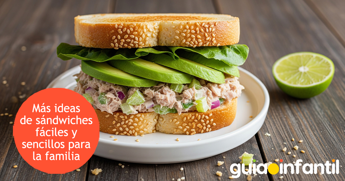 Ideas de sándwiches para niños