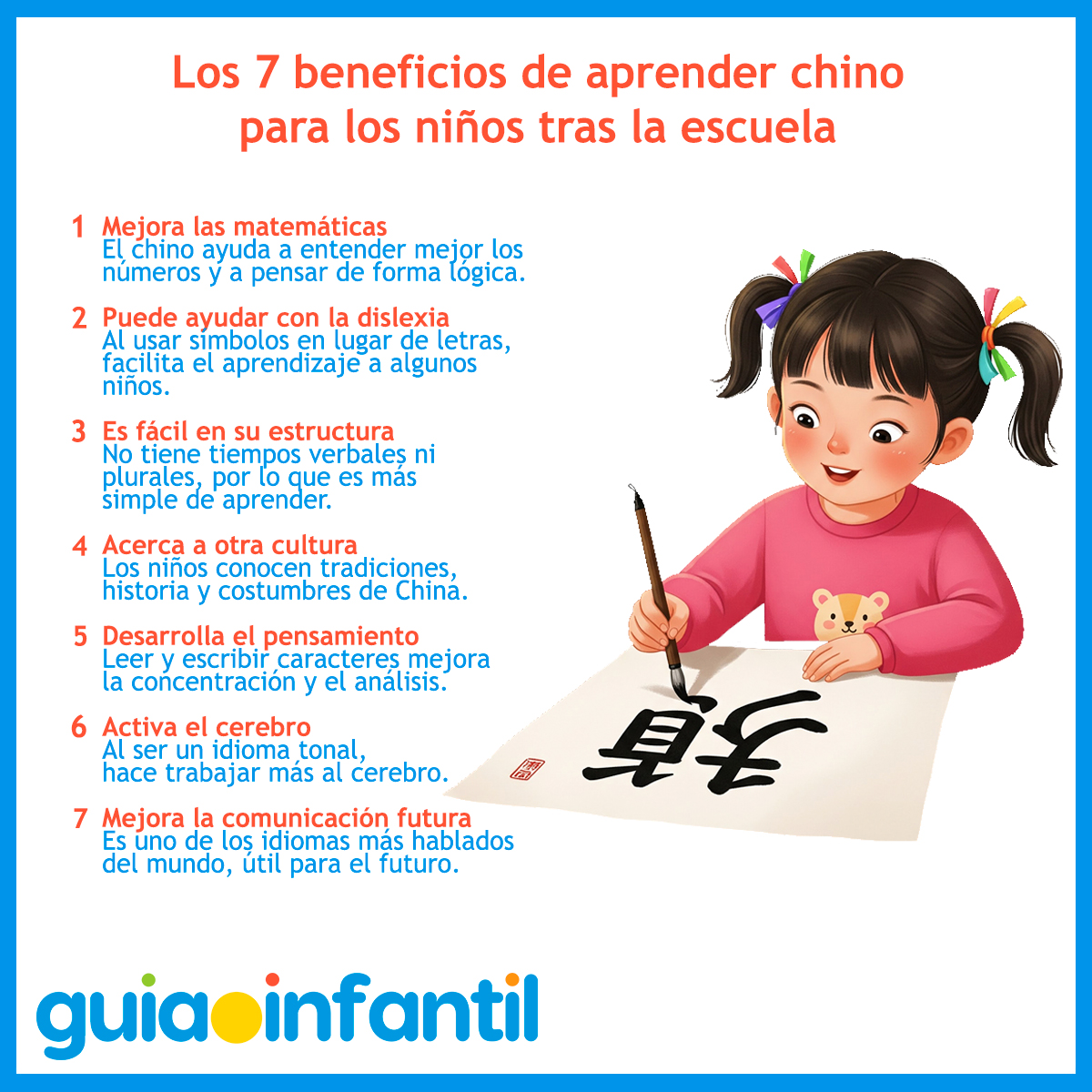 Beneficios para niños de aprender chino