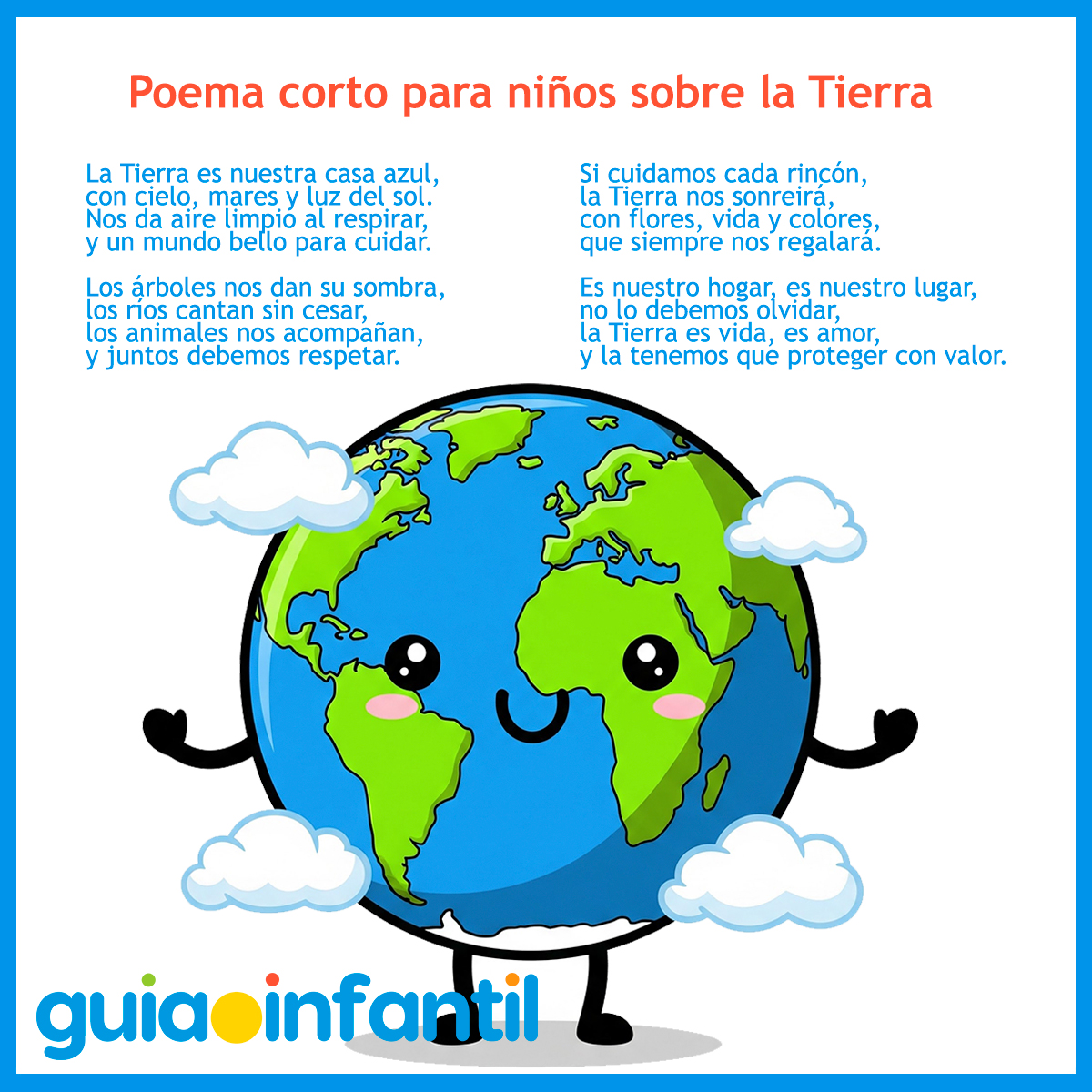 Poema corto sobre la Tierra para niños