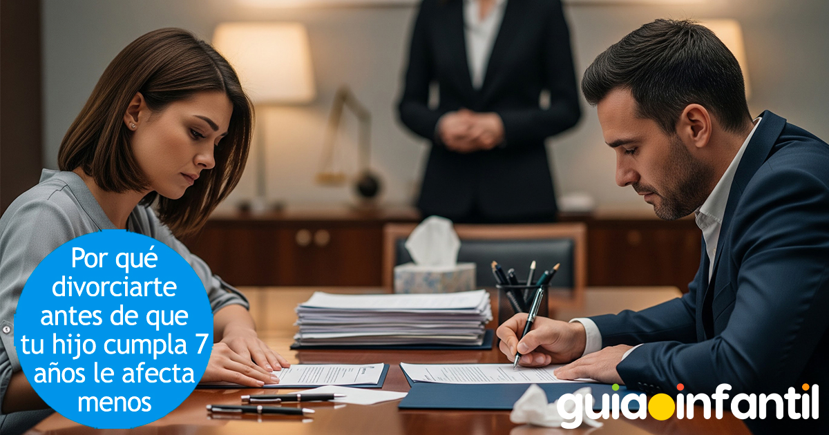 A qué edad afecta menos el divorcio a los niños