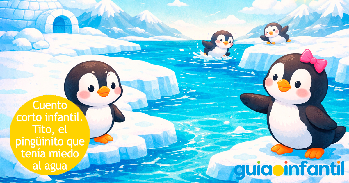 Cuento corto para niños sobre los pingüinos