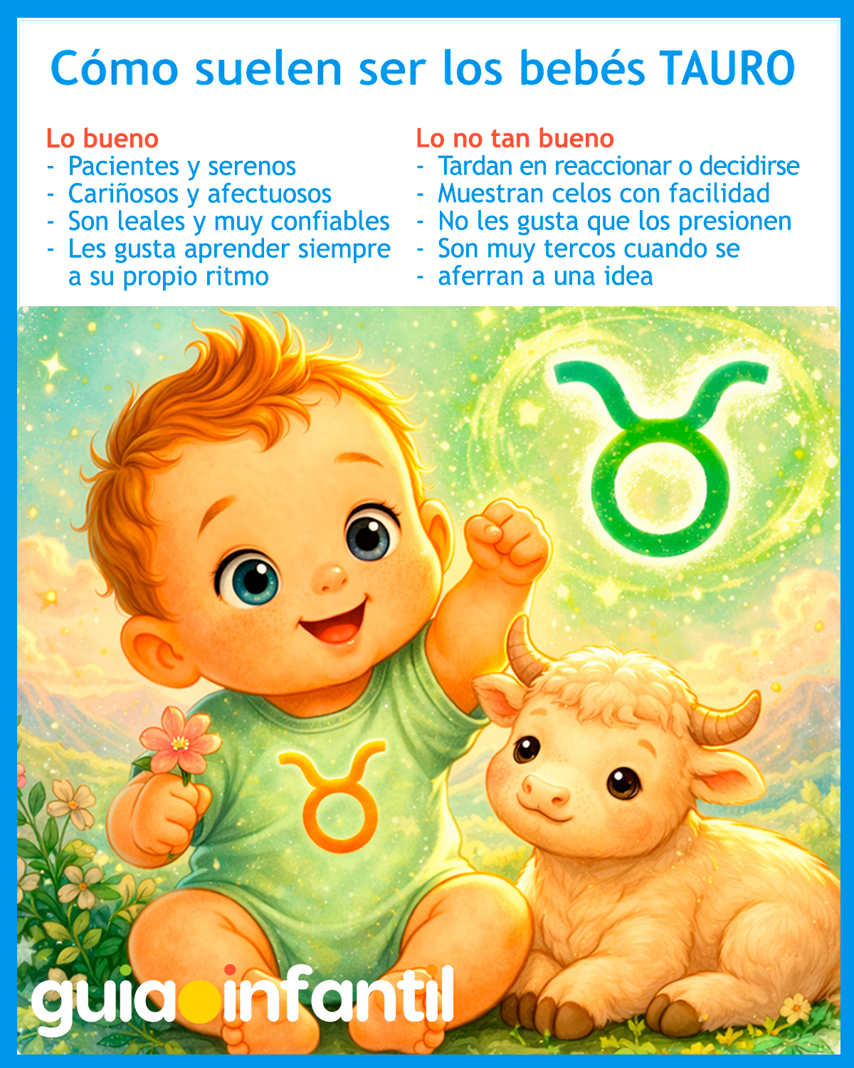 Características de los bebés Tauro