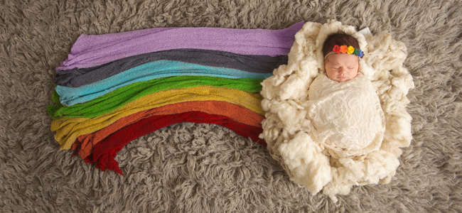 qué es un bebé arcoiris