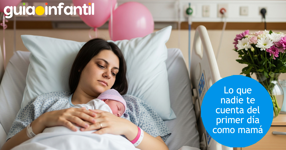 El primer día como mamá