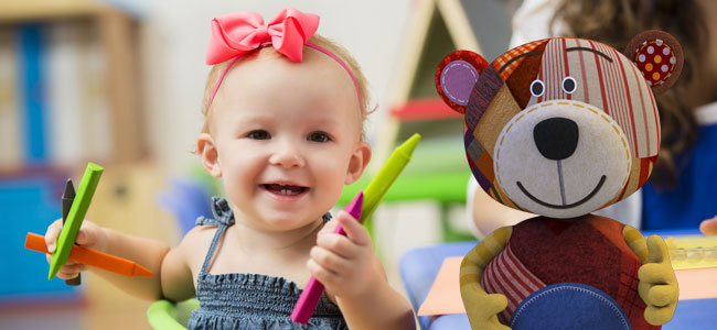 Cómo enseñar los colores a un bebé con ayuda del Oso Traposo