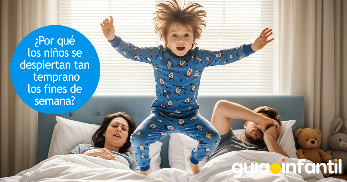 Niños que despiertan temprano los fines de semana