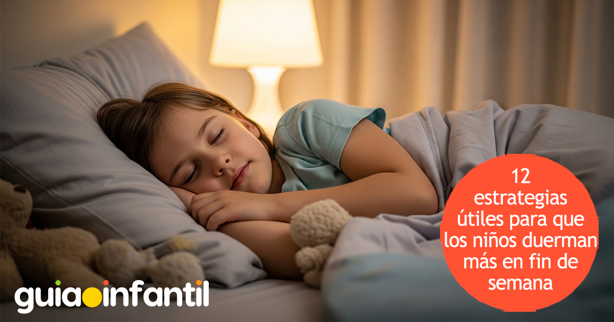 Estrategias para que los niños duerman más el fin de semana