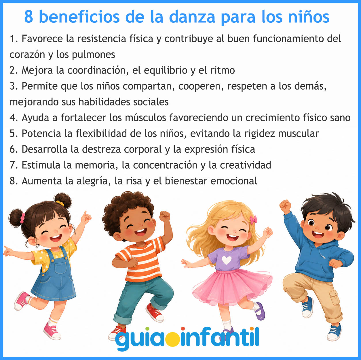 importancia del baile en los niños