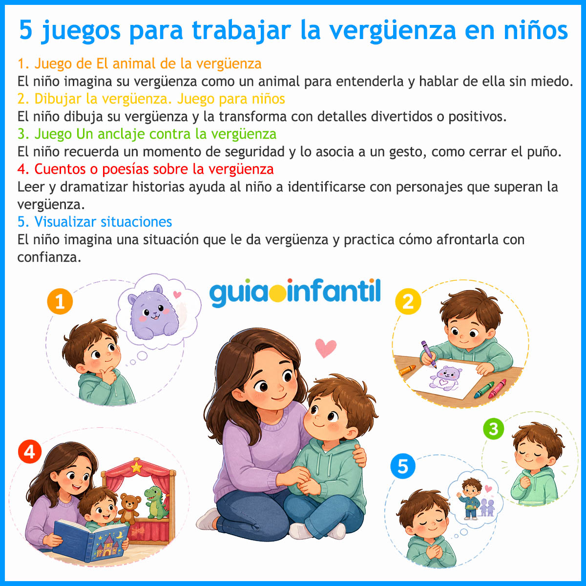 actividades para niños tímidos e inseguros